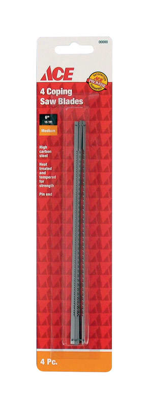 ACE HOJA SIERRA CALAR 6.5IN 15DP 4PZ