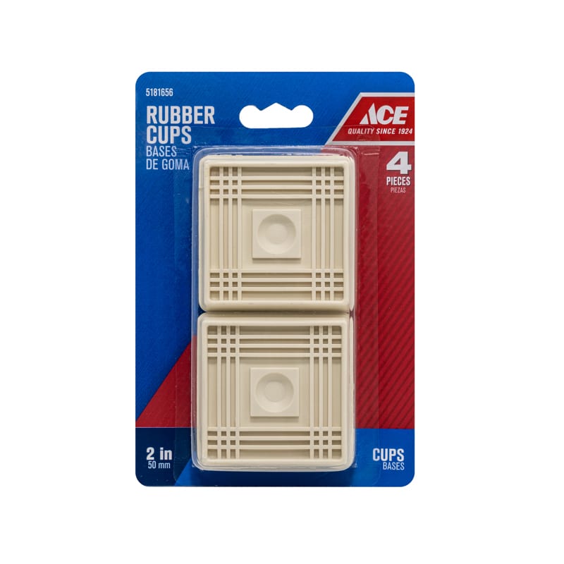 ACE BASE DE GOMA CUADR 2IN 4PZ