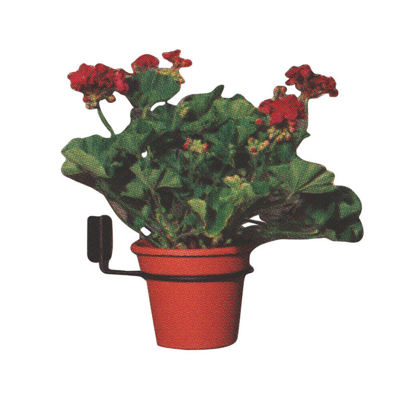 COLGADOR RED DE MACETA P/PARED NGO