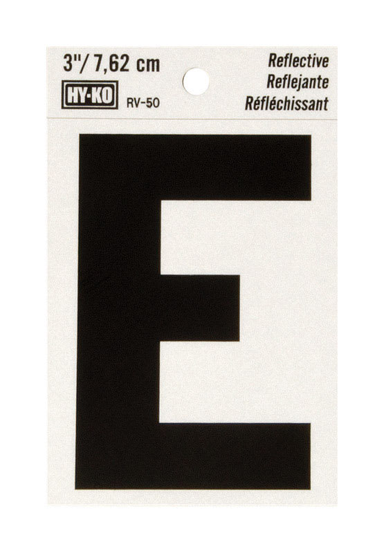 HYKO LETR E NGO REFLEJAN ADHESIV 3IN