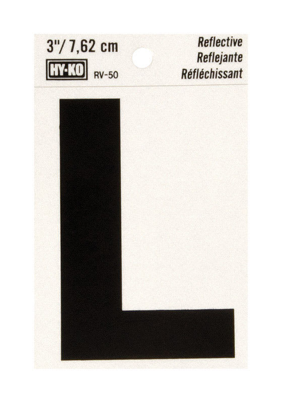 HYKO LETR L NGO REFLEJAN ADHESIV 3IN
