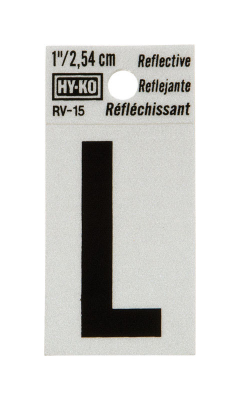 HYKO LETR L NGO REFLEJAN ADHESIV 1IN