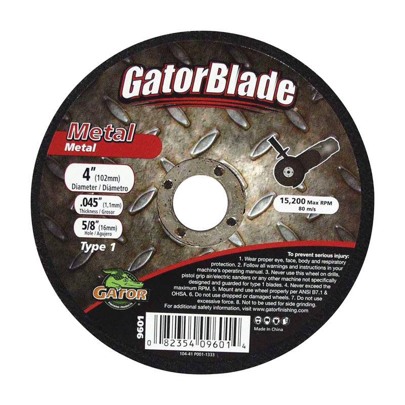 GATOR DISCO ABRASIVO 4IN DIA X 5/8IN
