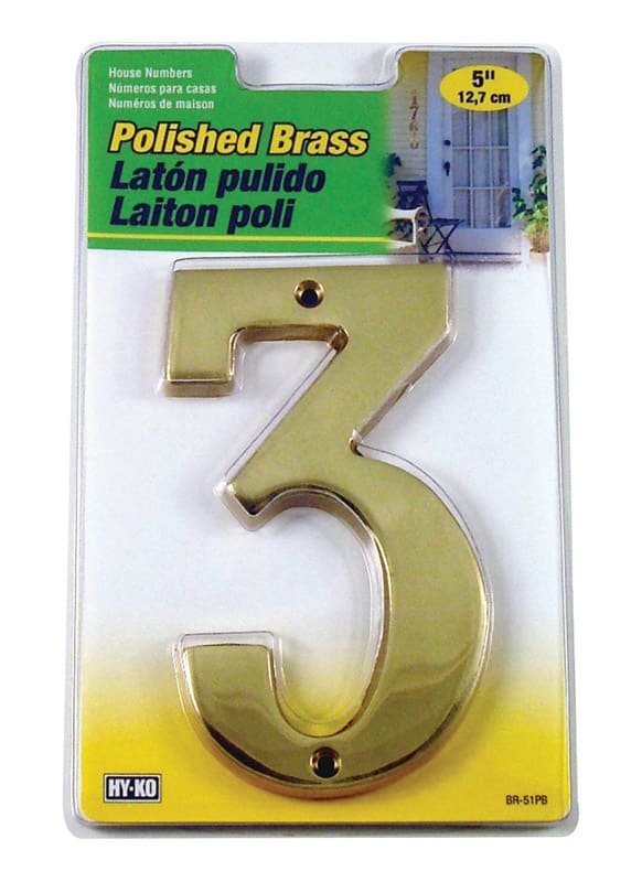 HY-KO NUMERO 3 P/CASA LATON PUL 5IN