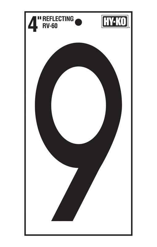 HY-KO NUMERO 9 VINIL RFL ADHS 4IN NG