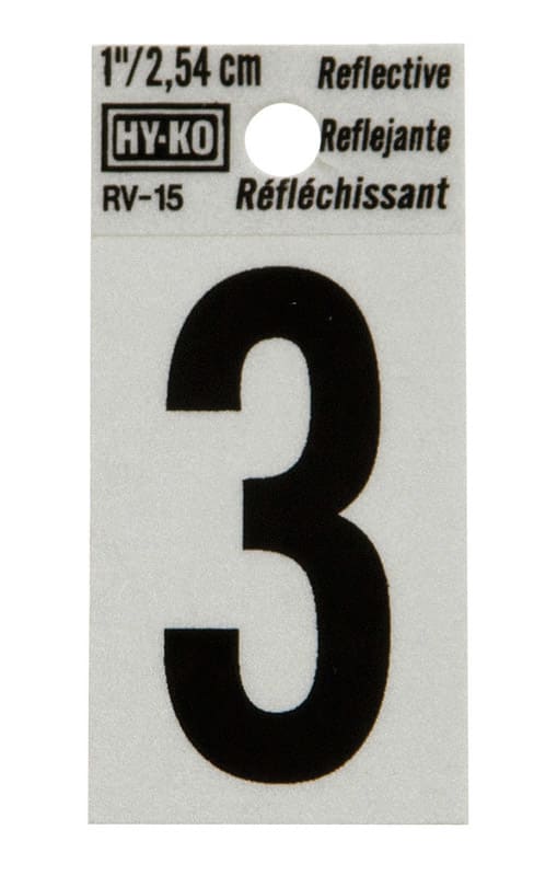 HYKO NUM 3 NGO REFLEJANT ADHESIV 1IN