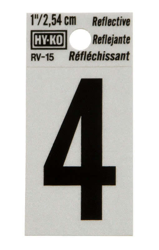 HYKO NUM 4 NGO REFLEJANT ADHESIV 1IN