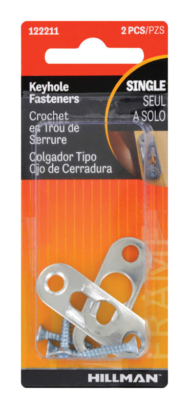 HILLMAN GANCHO OJO P/CUAD DORAD 2PZ