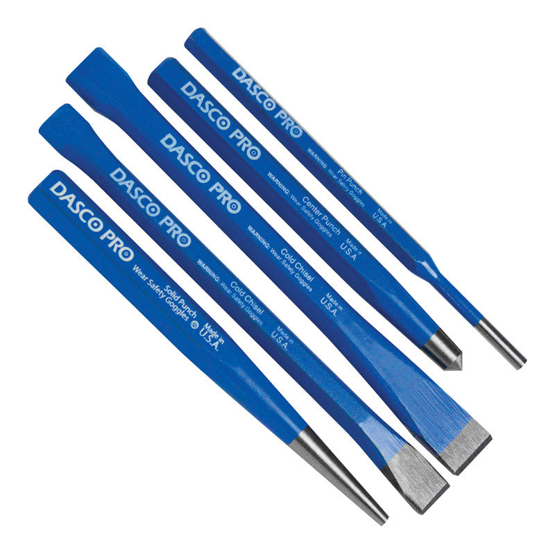 DASCO KIT DE CINCELES Y PUNZONES 5PZ