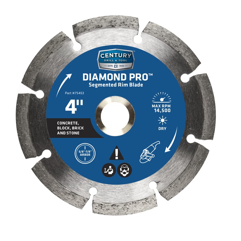 CENTURY DISCO DE DIAMANTE 4X7/8IN