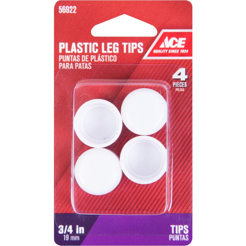 ACE PUNTA PLAST PARA PATAS 3/4IN 4PZ