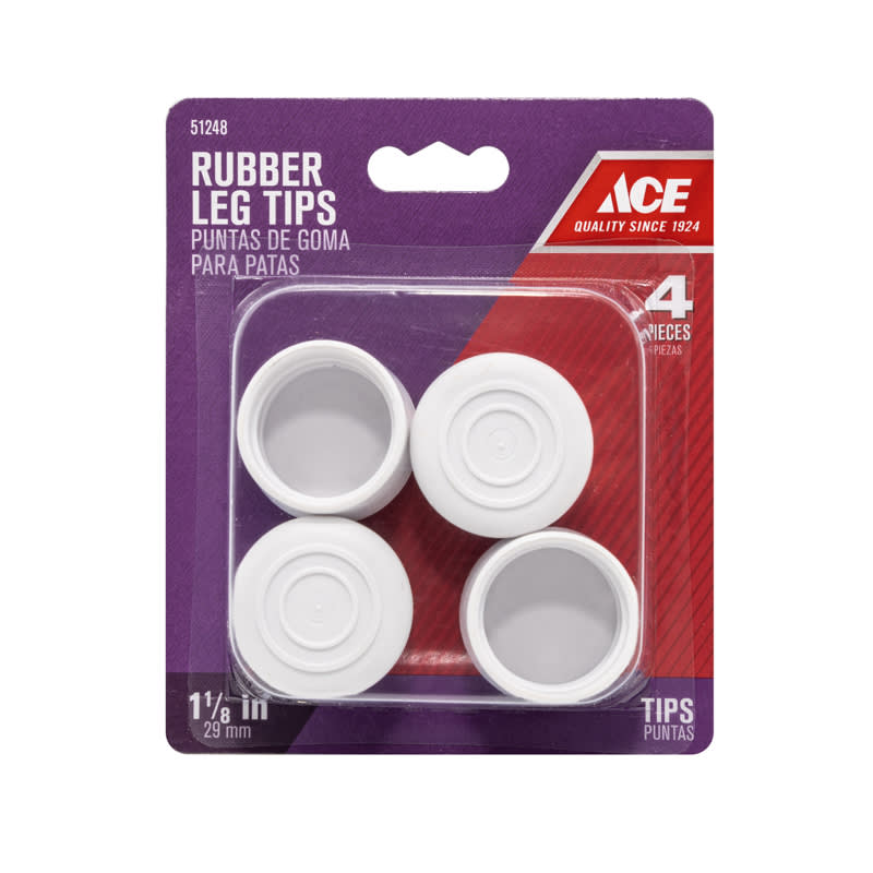 ACE PUNTAS GOMA PARA PATAS 5/8IN 4PZ