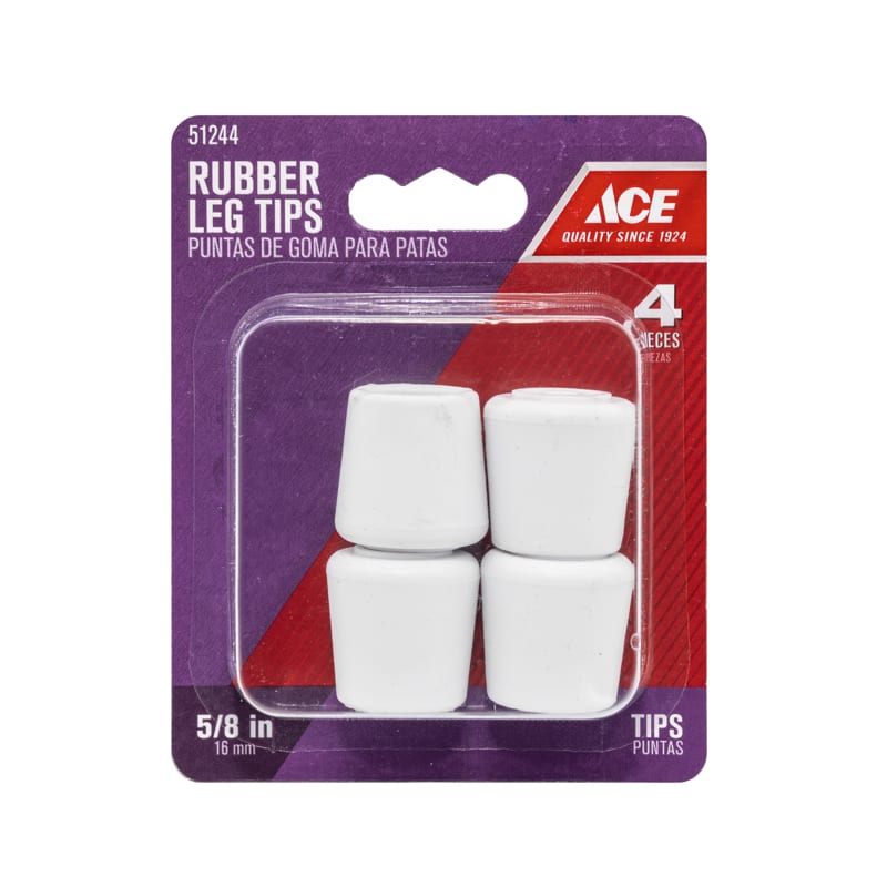 ACE PUNTAS GOMA PARA PATAS 5/8IN 4PZ