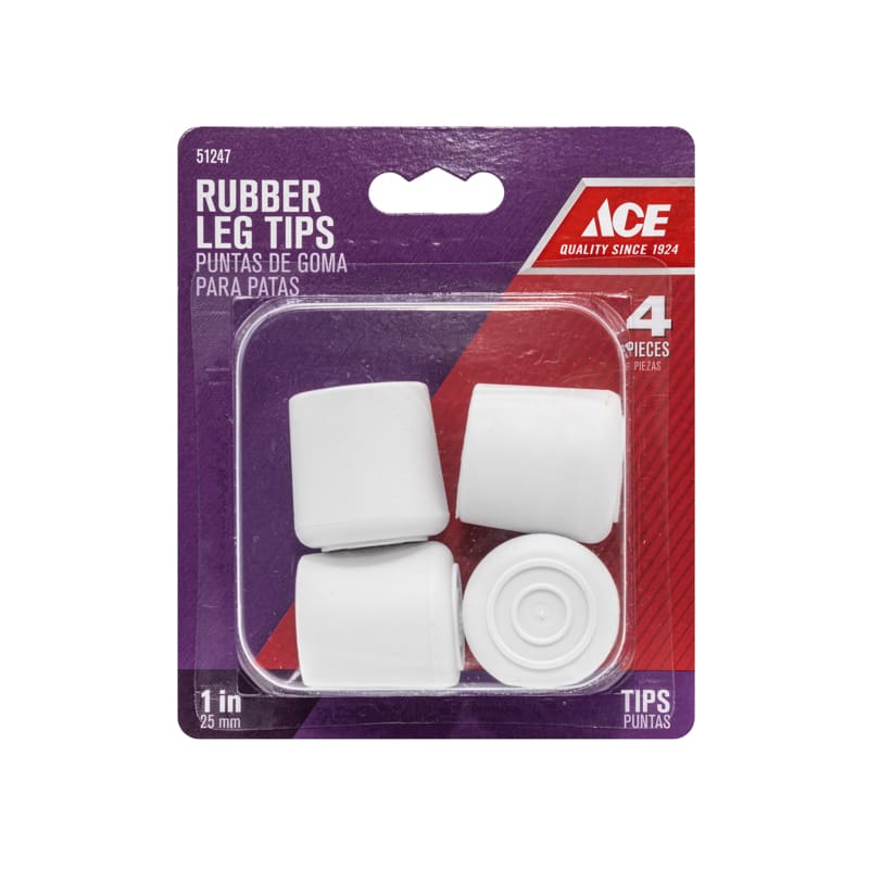 ACE PUNTAS GOMA PARA PATAS 5/8IN 4PZ