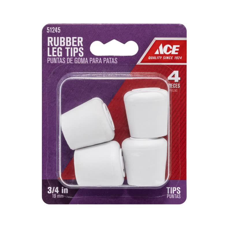ACE PUNTAS GOMA PARA PATAS 5/8IN 4PZ