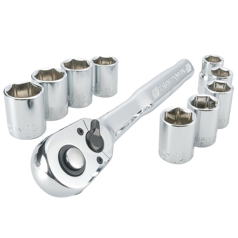 SET MM LLAVES CON MATRACA 3/8 10P