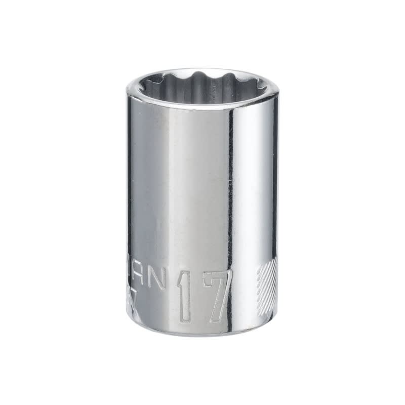 CRAFT DADO 1/2DR 17MM 12PT