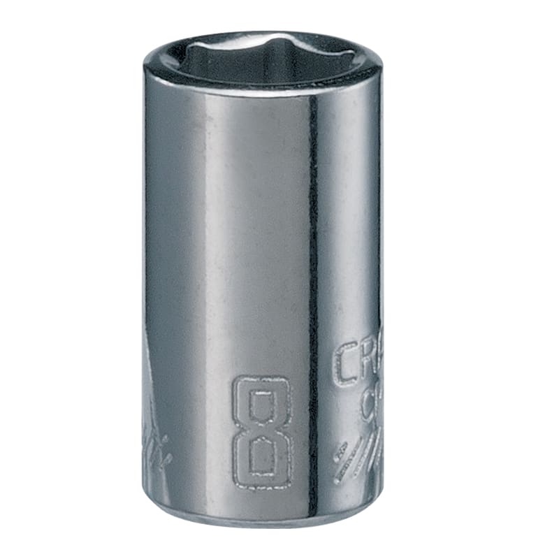 CRAFT DADO HEXAGONAL 1/4 DR 8MM 6PT