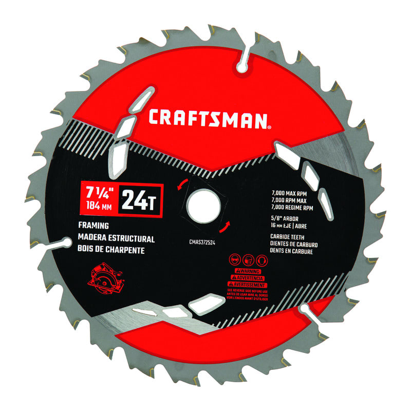 CRAFT HOJA SIER ALT REN 7.25X5/8 24D