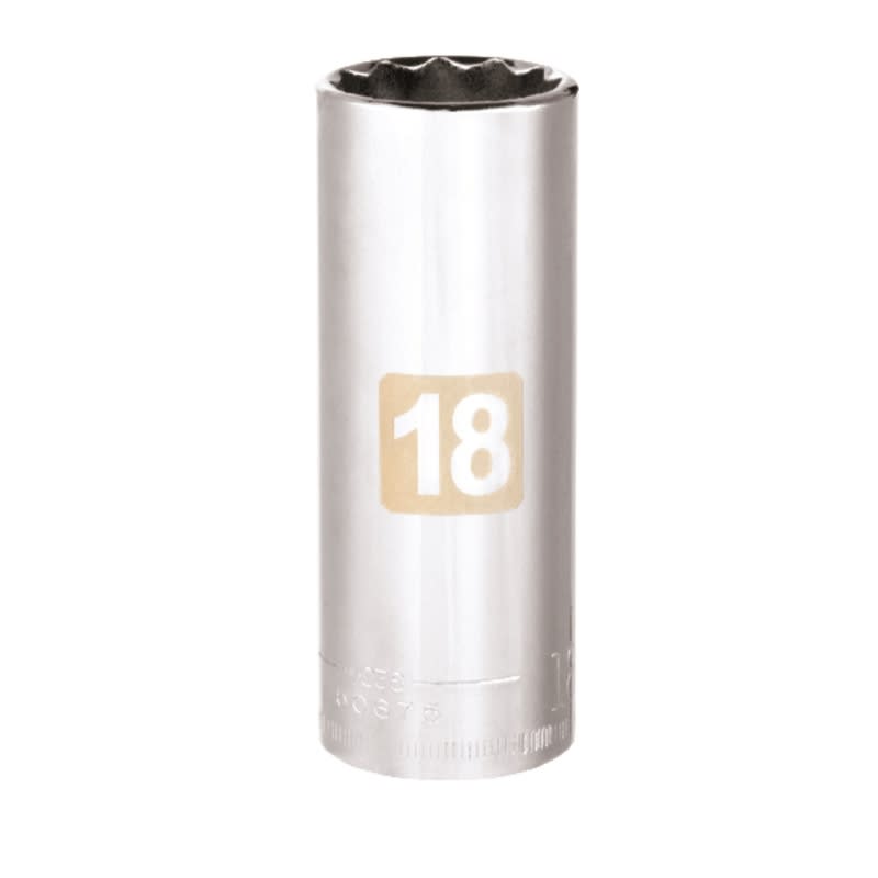 DADO HEXAGONAL 3/8DR 18MM12PTDP