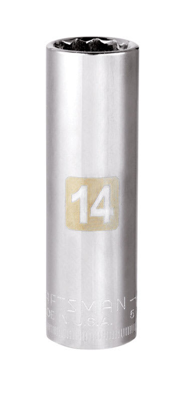 DADO HEXAGONAL 3/8DR 14MM12PTDP