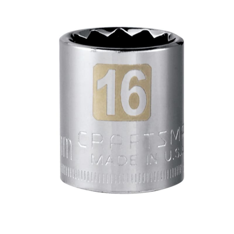 DADO HEXAGONAL 3/8DR 16MM 12PT