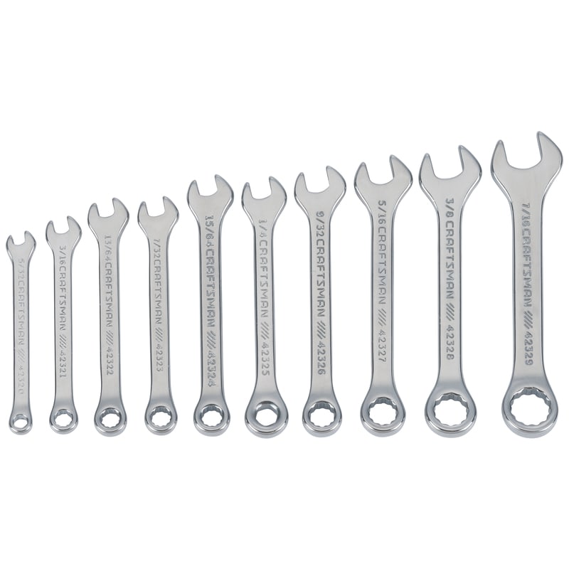 CRAFT JGO DE LLAVES COMB SAE 10PZ