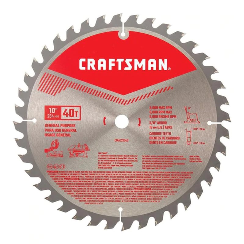 CRAFT HOJ SIERRA CIRCULAR 10INX5/8IN
