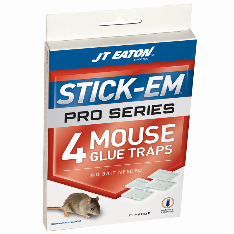 JT EATON TRAMPA ENGOMADA RATON 4PZ
