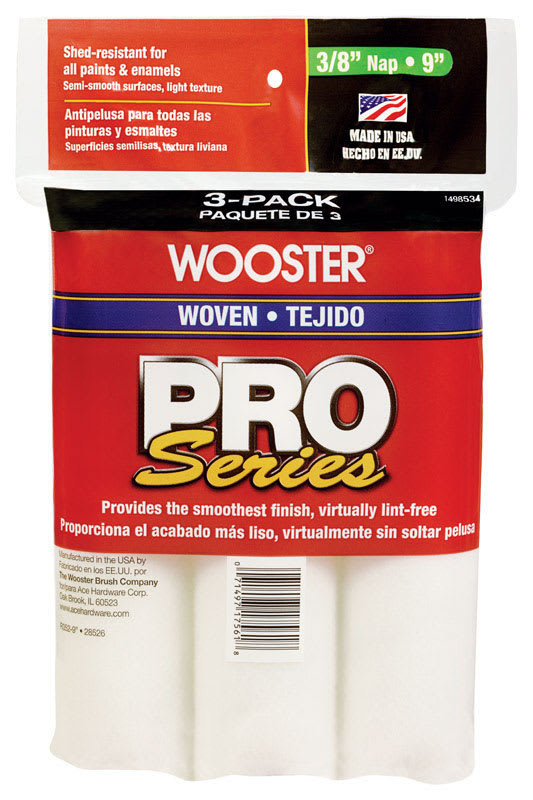 WOOSTER REPUESTO RODILLO 3/8X9IN 3PZ