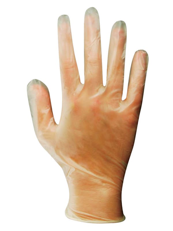 GUANTES DESECH DE VINILO UNICA 10 PZ