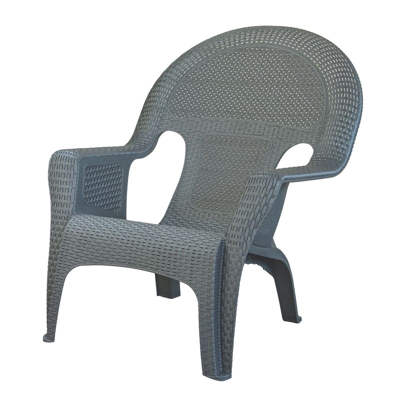 SILLA LOUNGE PPL GRIS TIPO TEJIDO