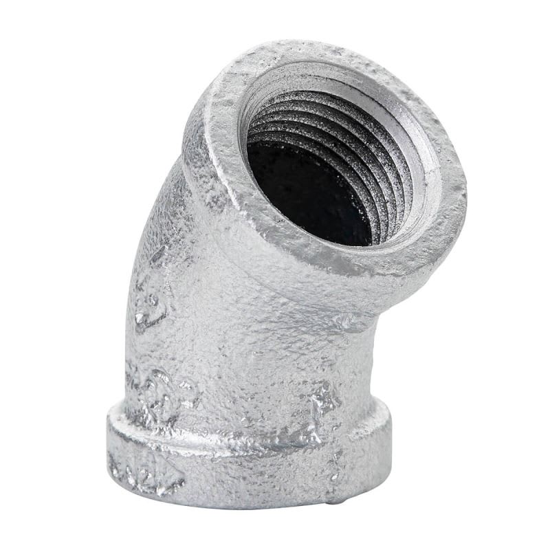 MU CODO GALVANIZADO 45 X 1 IN