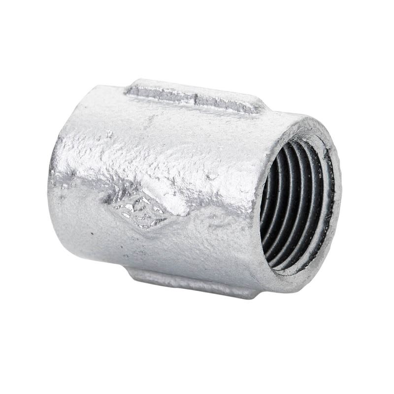 MU COPLE LISO GALVANIZADO 1 IN
