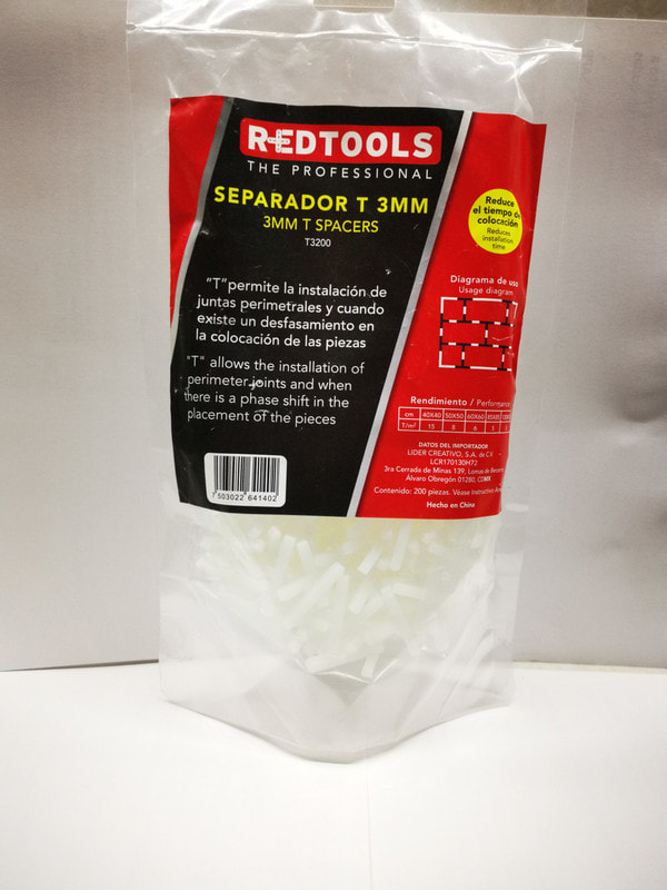 SEPARADOR T 3 MM BOLSA 200PZ