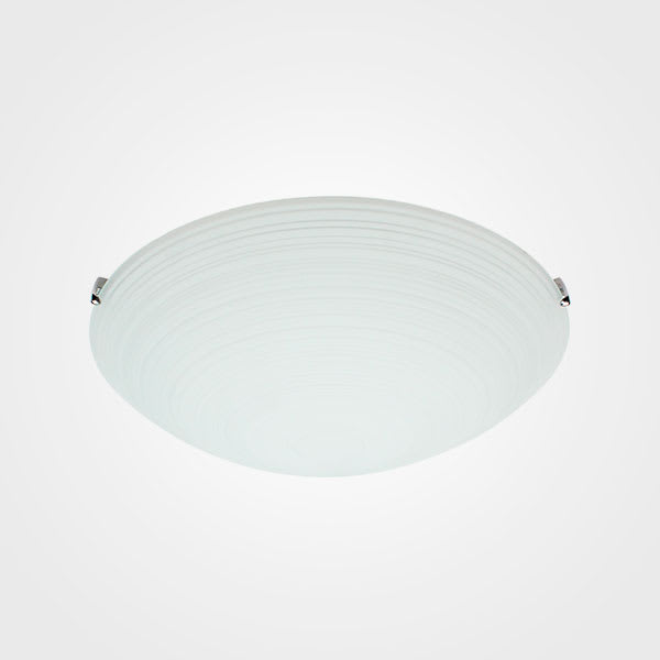 PLAFON DECO VIDRIO MATE 30CM 2XE26