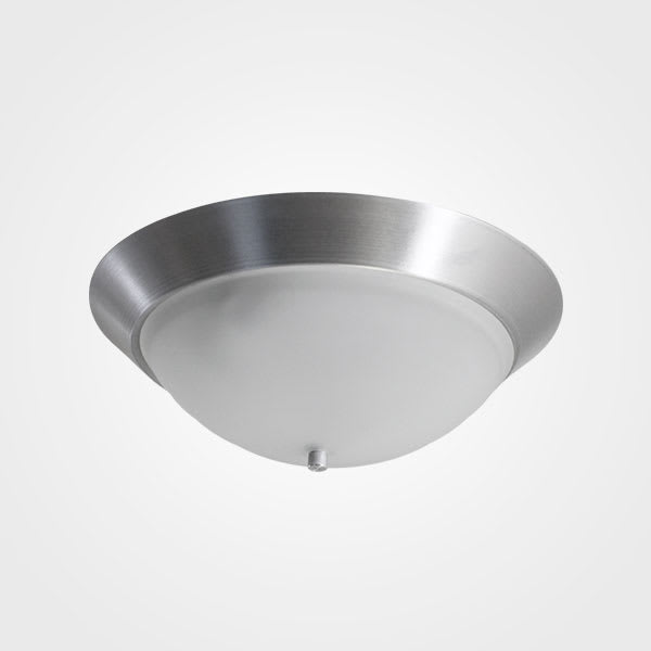 PLAFON SATIN/VIDRIO MATE 25CM 2XE26