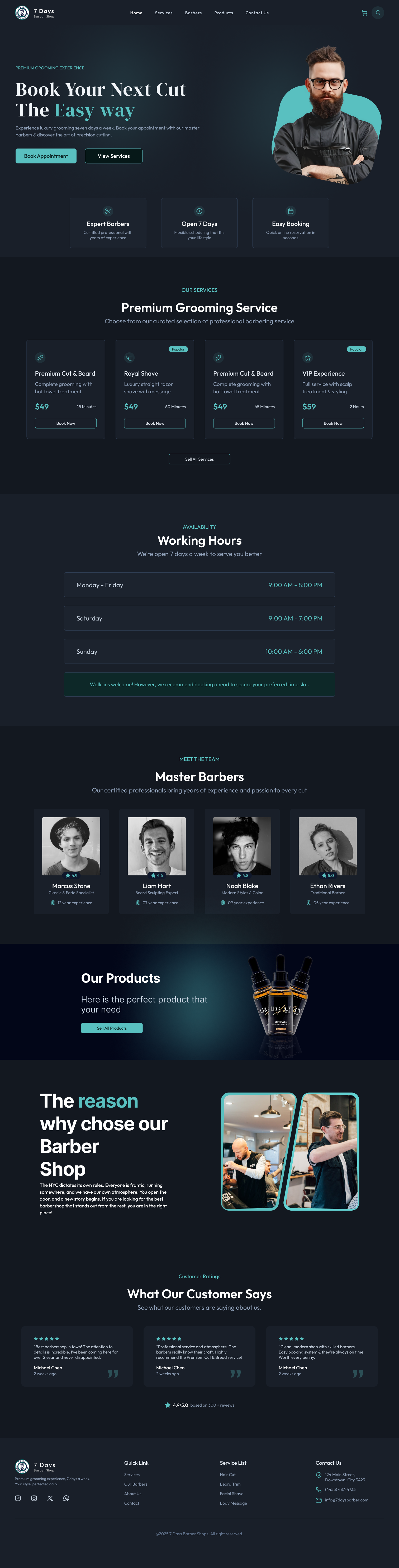 Barbershop V2 UI screenshot