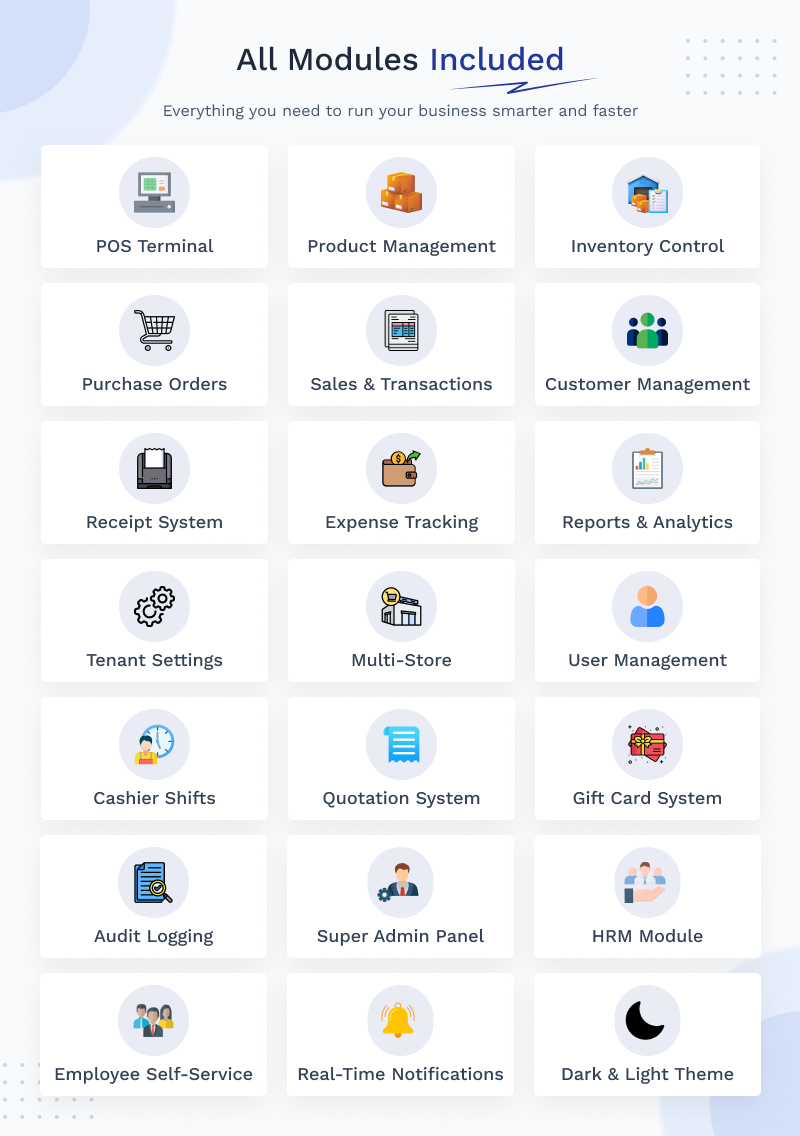 POSVelo - Multi-Tenant SaaS POS with Inventory, HRM, and Payroll