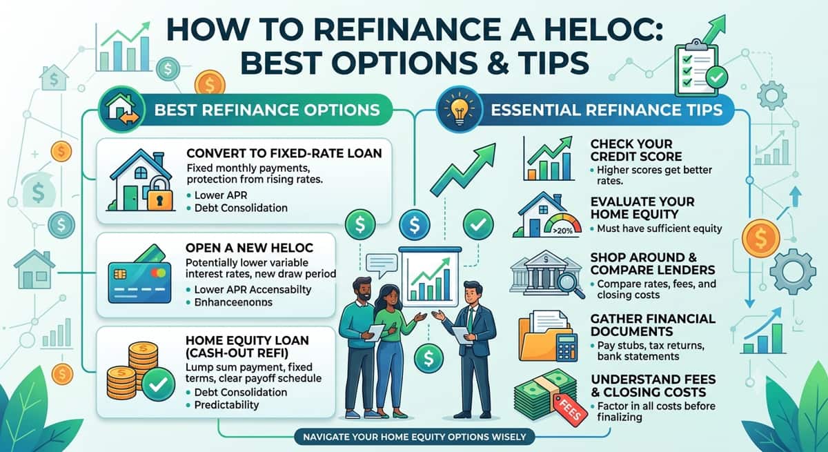How to Refinance a HELOC: Best Options and Tips