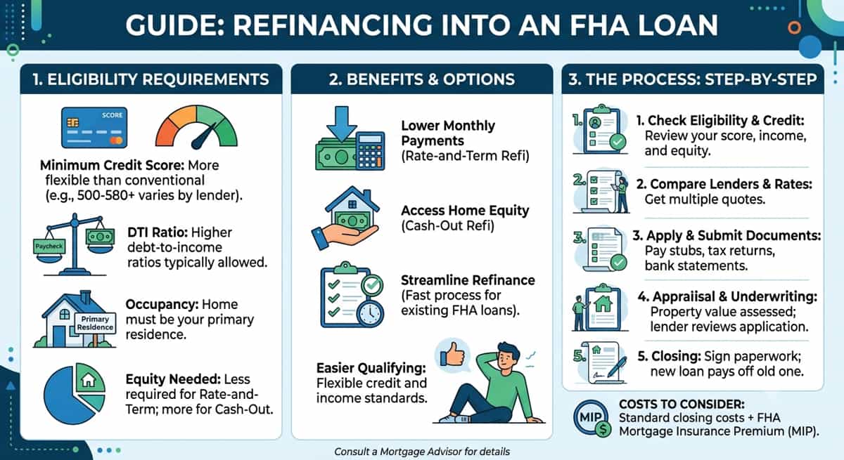 Can You Refinance Into an FHA Loan? Eligibility, Benefits, and Process