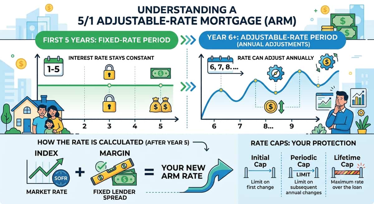 What Is a 5/1 Adjustable-Rate Mortgage and How Does It Work?