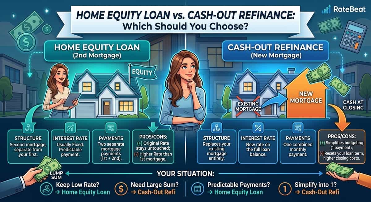 Home Equity Loan vs. Cash-Out Refinance: Which Should You Choose?