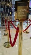 ผลงานติดตั้ง เสาสาย สีทอง