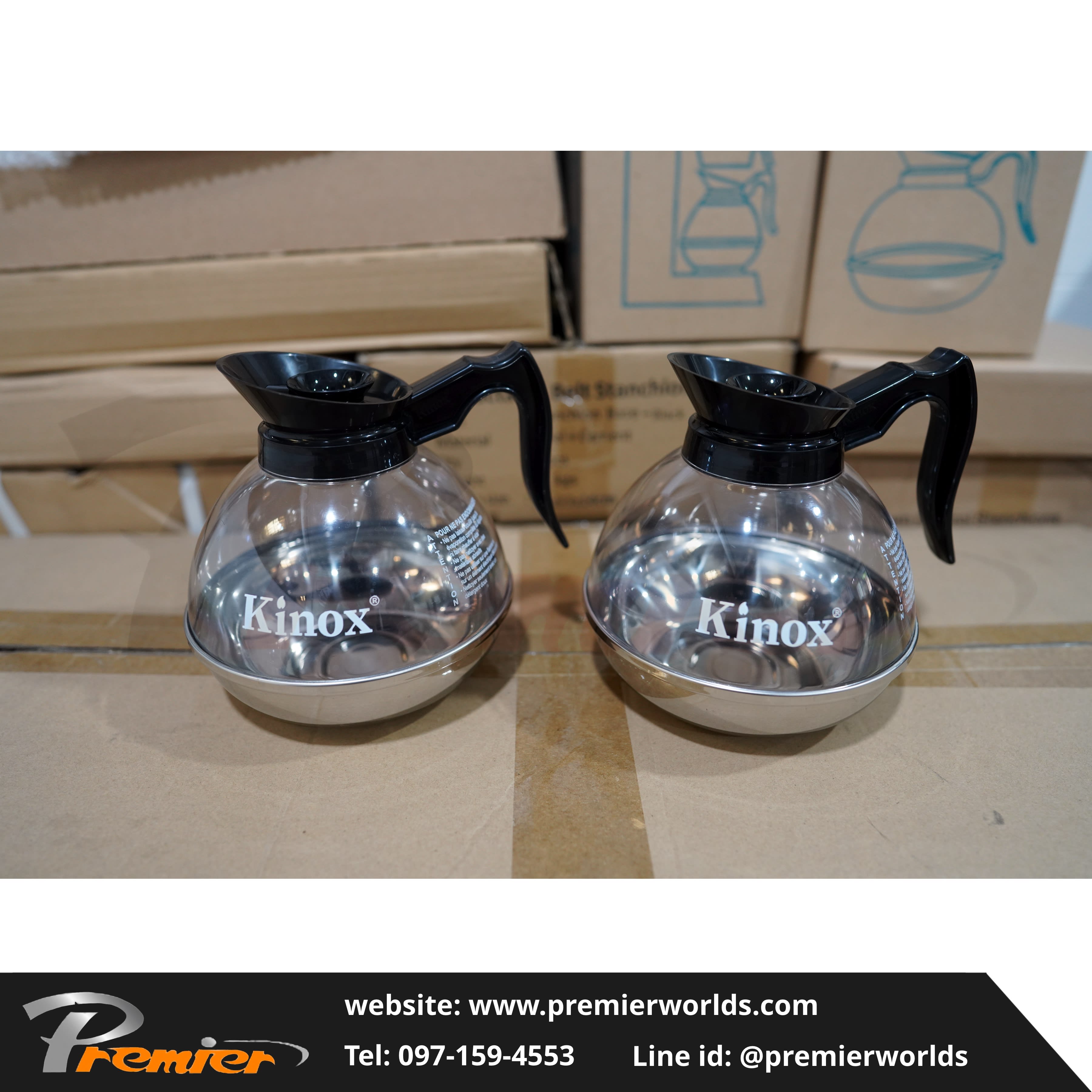 กาอุ่นกาแฟ Kinox 3303T พร้อมเหยือก Decanter Premier Worlds