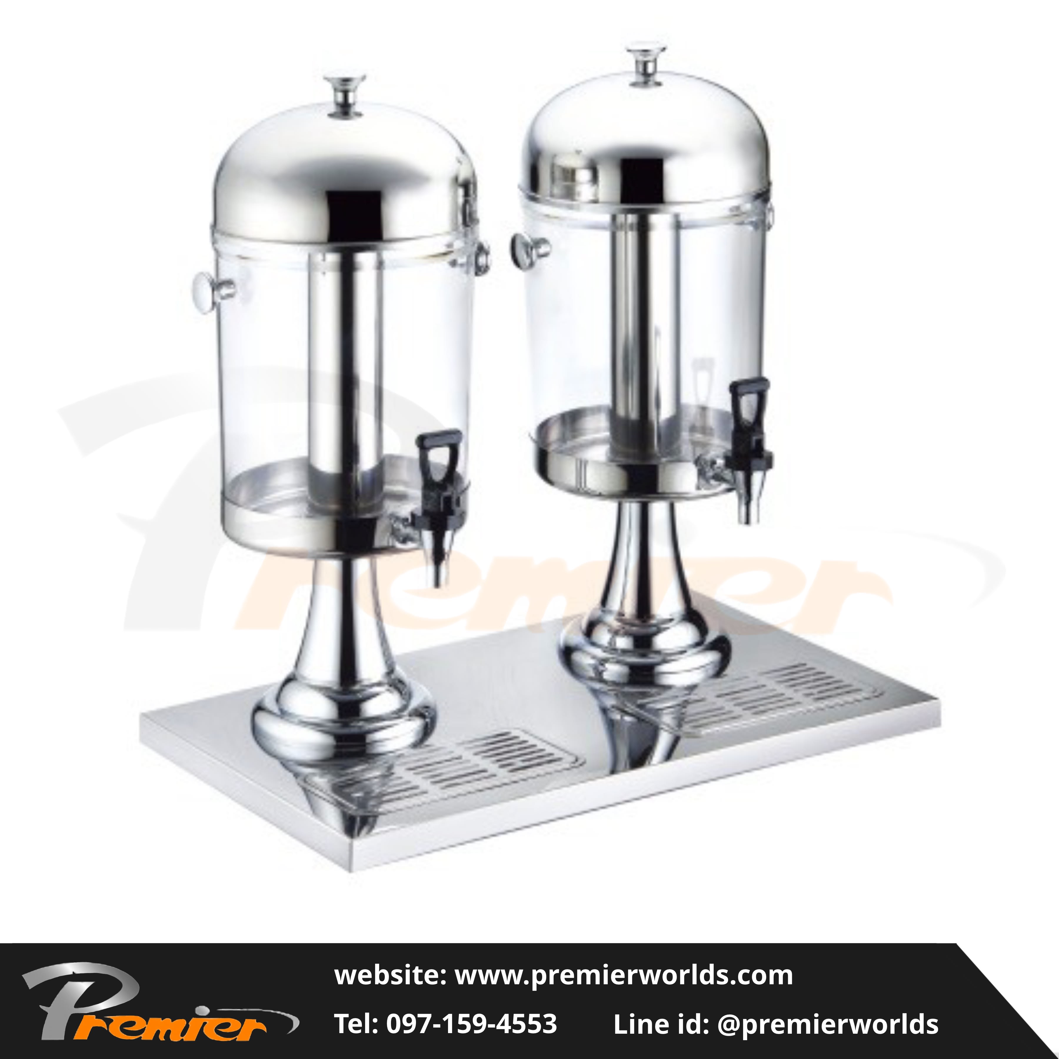 เครื่องจ่ายน้ำหวาน Juice Dispenser Premier Worlds - มุมที่ 2
