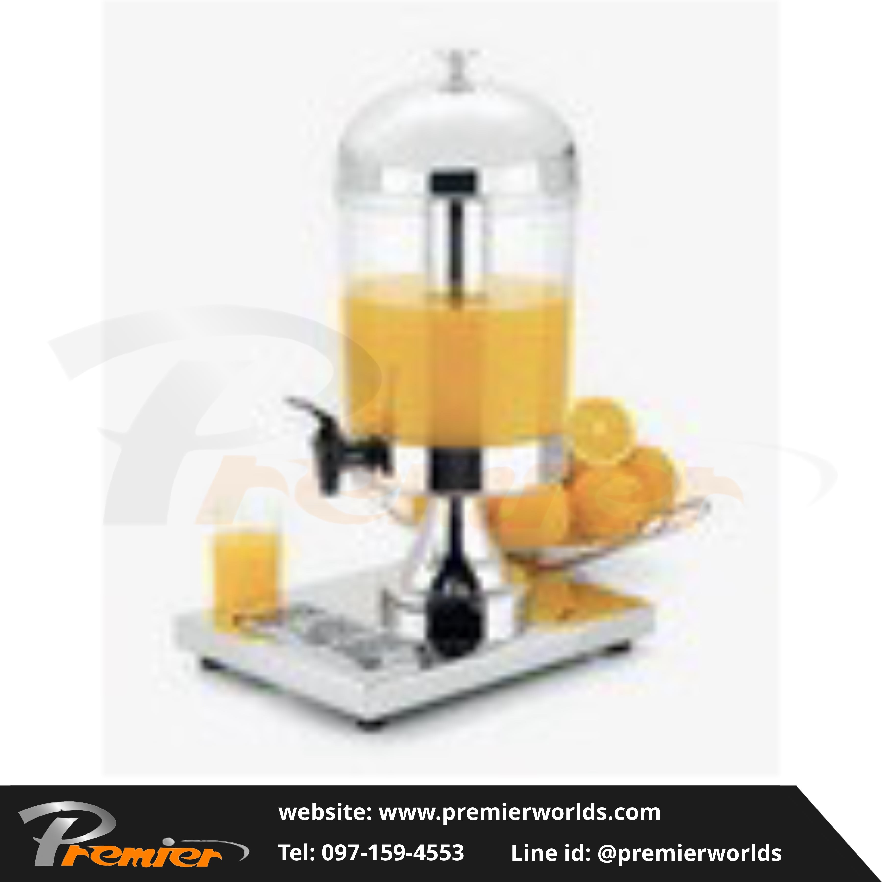 เครื่องจ่ายน้ำหวาน Juice Dispenser Premier Worlds - มุมที่ 3