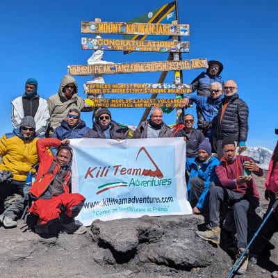 De Kibo Hut à Uhuru Peak à Horombo Hut