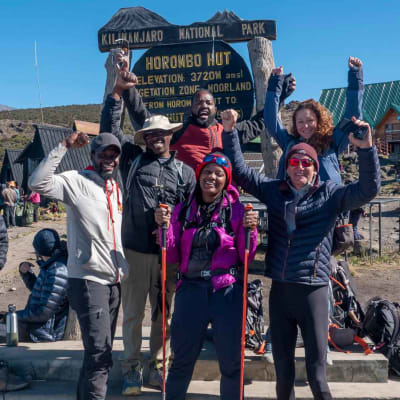 De Horombo Hut à Kibo Hut