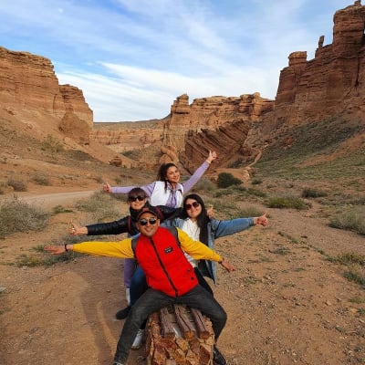 Almaty-Canyon Charyn-village Saty